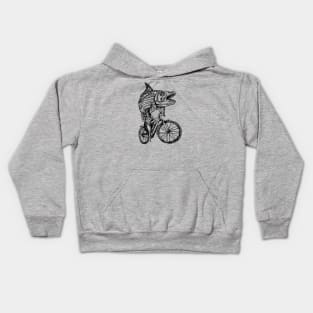 SEEMBO Tiger Fish Cycling Bicycle Cyclist Bicycling Biking Kids Hoodie